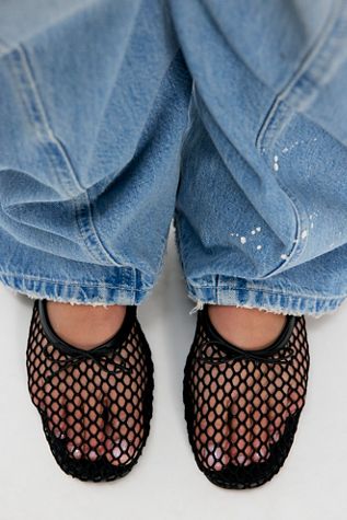 Chaussures plates Maybe en maille