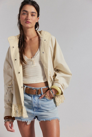 We The Free Double Take Shorts at Free People in Light Wash, Size: 29