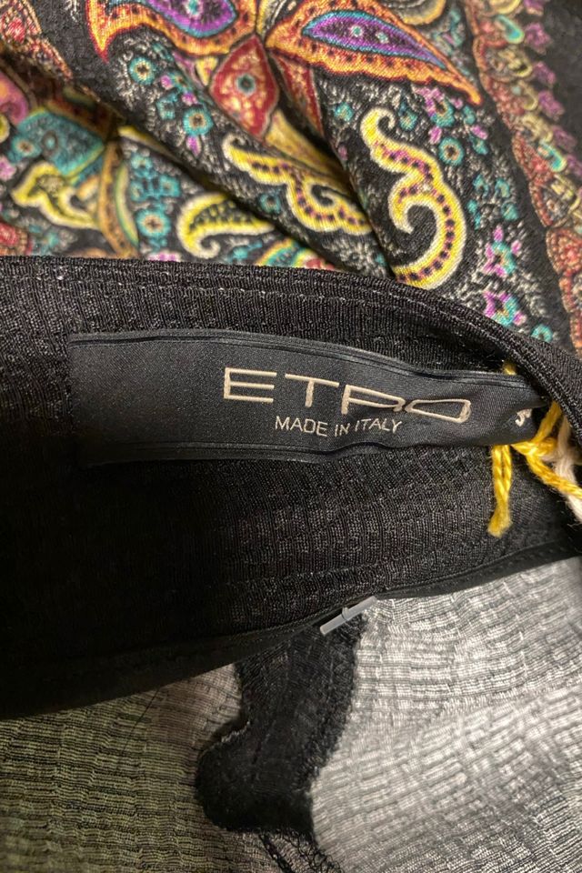 Vintage Etro Paisley Wide Leg Pants Selected By Ritual Vintage #2