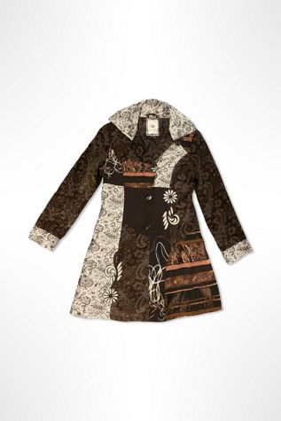 Y2K Pastiche Patchwork Coat Selected By Ritual Vintage