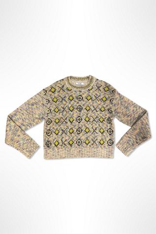 Vintage Re/Done Wool Cashmere Argyle Sweater Selected By Ritual Vintage