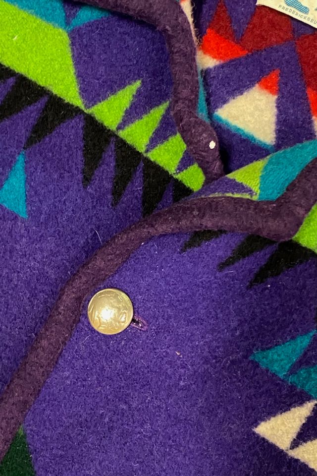 Vintage 1980s Southwest Blanket Coat Selected By Ritual Vintage #2