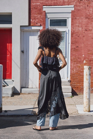 Parisian Nights Maxi Slip Skirt - thumbnail 2