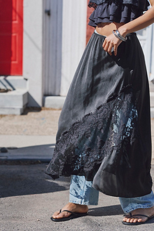Parisian Nights Maxi Slip Skirt - thumbnail 3