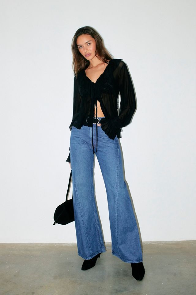 MOTHER The Lemon Twist Sneak Jeans #2