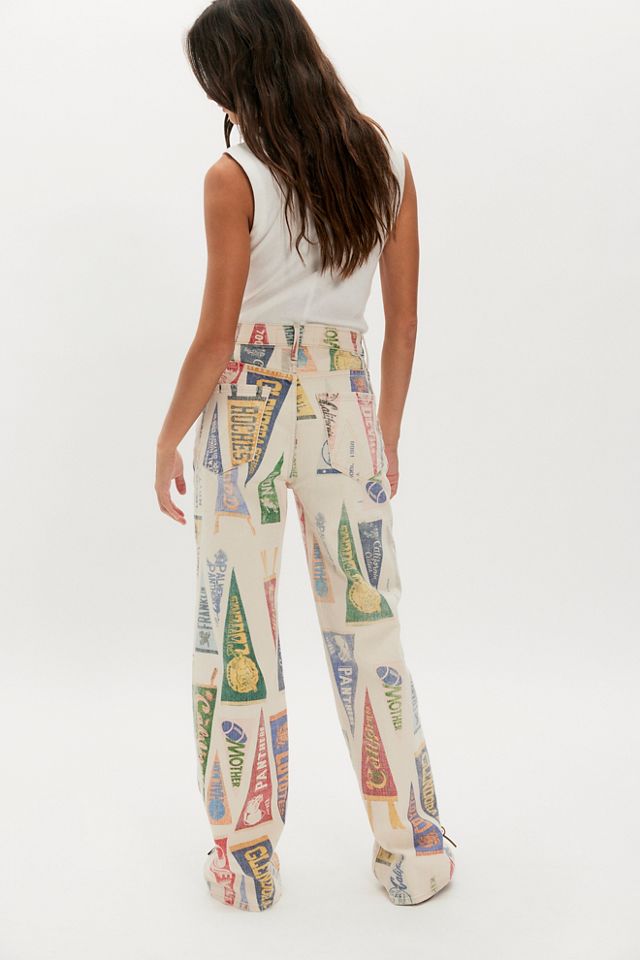 MOTHER The Maven Sneak Printed Jeans #1