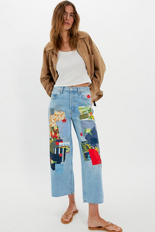MOTHER Jeans imprimés The High-Waisted Spinner Flood