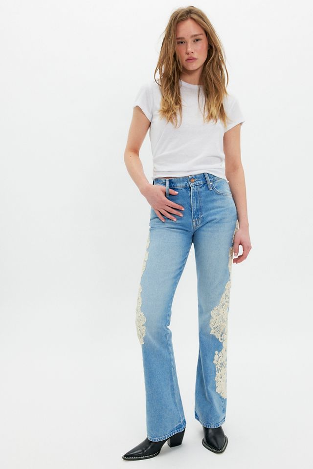 Snacks! by MOTHER The Chomp Heel Jeans | Free People