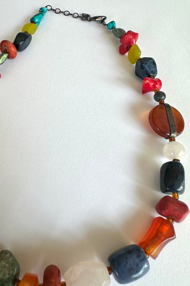 Vintage Multi Stone Necklace Selected by Grievous Angel Vintage #1