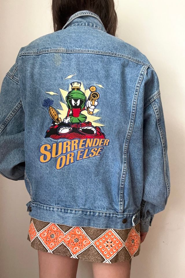Vintage 1995 Marvin the Martian Denim Jacket Selected by Grievous Angel Vintage #1