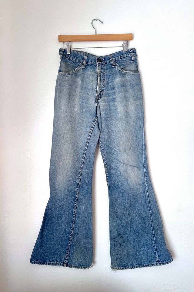 Vintage 1970s Orange Tab Levi Bell Bottoms Selected by Grievous Angel Vintage