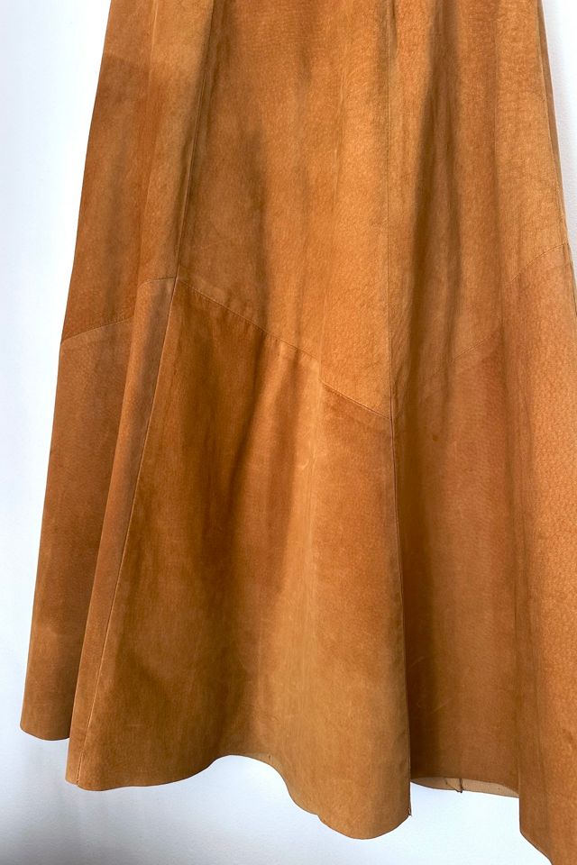 Vintage 1990s Suede Maxi Skirt Selected by Grievous Angel Vintage #2