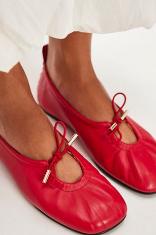 Sella Lace-Up Ballet Flats