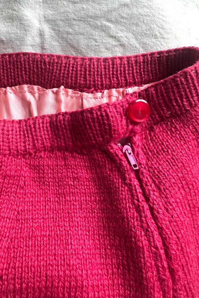 Vintage Handmade Pink Sweater Pencil Skirt Selected by KA.TL.AK #3