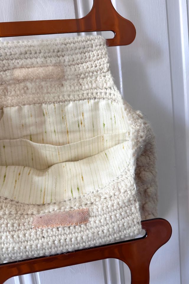 Vintage Hand Knit Wool Purse Selected by KA.TL.AK #3