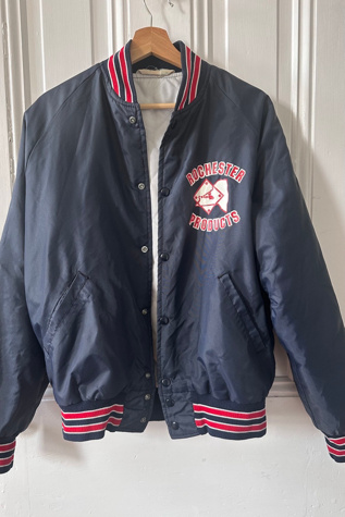 Vintage Blue Rochester Products Nylon Jacket Selected by KA.TL.AK