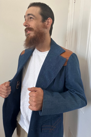 Vintage Pioneer Wear Western Denim Blazer Selected by KA.TL.AK