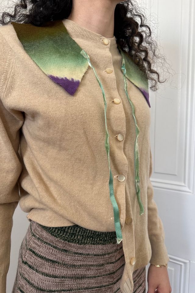Vintage Pringle Cashmere Beige Cardigan Selected by KA.TL.AK #1