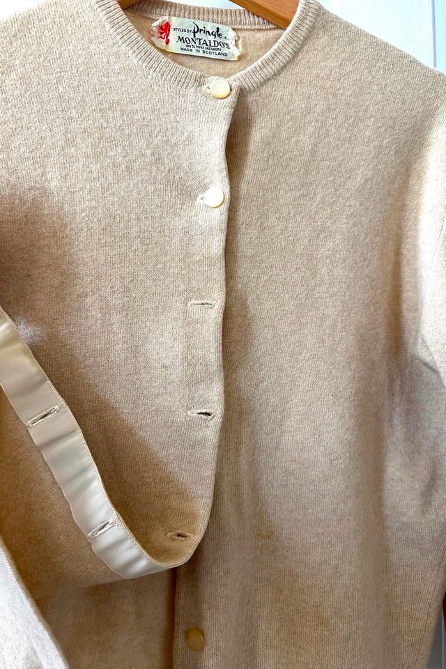 Vintage Pringle Cashmere Beige Cardigan Selected by KA.TL.AK #2