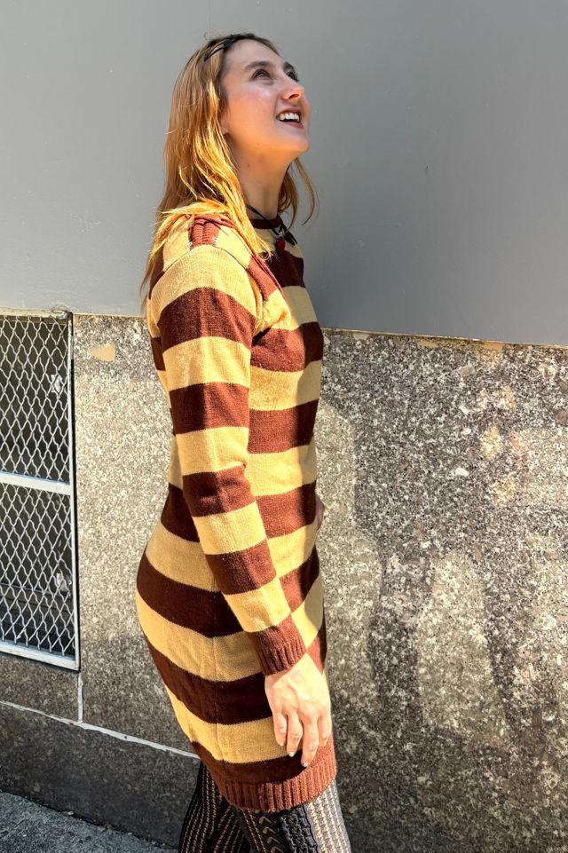 Vintage Striped Sweater Dress Selected by Nomad Vintage #1