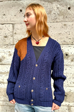 Vintage Ralph Lauren Cableknit Cardigan Selected by Nomad Vintage
