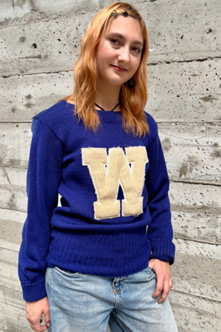 Vintage Warriors Collegiate Wool Sweater Selected by Nomad Vintage