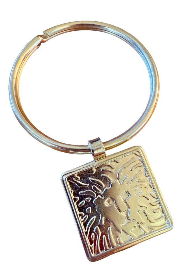 1970s Anne Klein Lion Jailer's Key Ring Selected by Personal Choice
