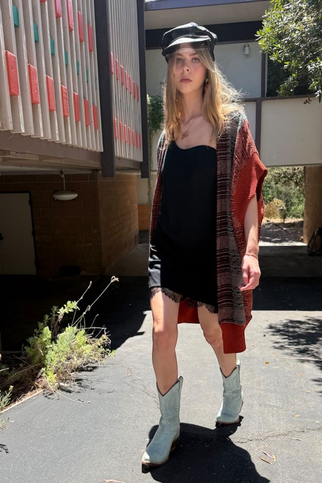 1980s Hand Woven Laise Adzer Cocoon Vest Selected by Personal Choice #1