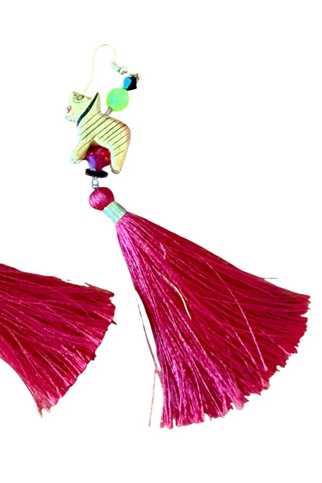 Tiger Tassel Shoulder Duster Earrings Deleted by Personal Choice #1