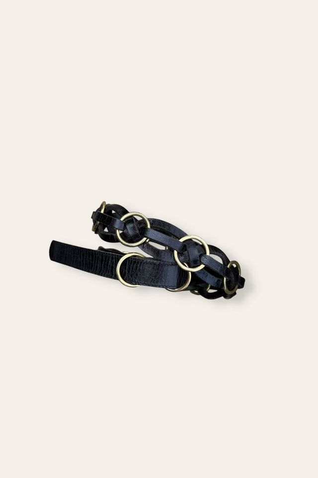 Y2K Brass Hoops & Braised Leather Belt Selected By Afterlife Boutique #3