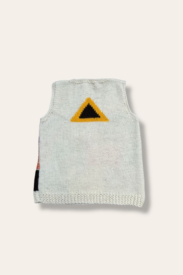 Vintage Franklin Simon  Wool Hand Knit Sweater Selected By Afterlife Boutique #3