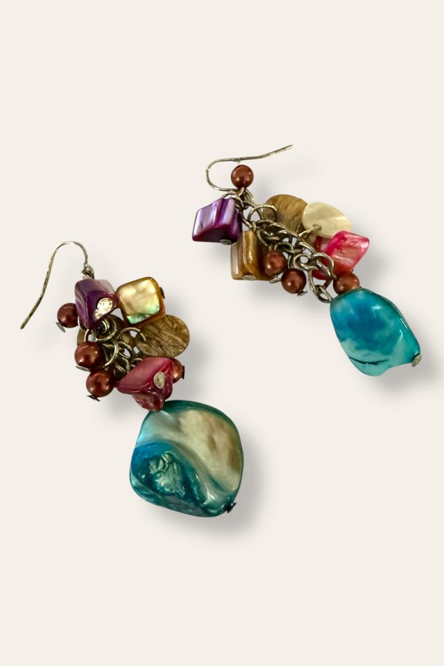 Y2K Mother Of Pearl Earrings Selected By Afterlife Boutique #2
