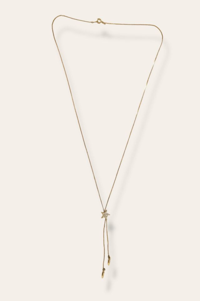 Vintage 1990's Star Lariat Necklace Selected By Afterlife Boutique #1