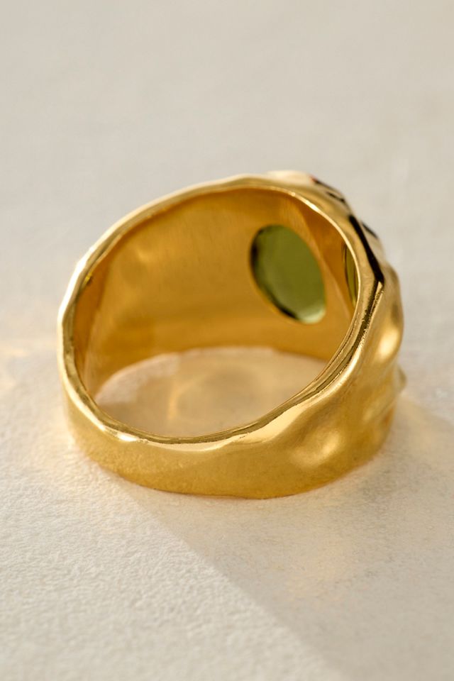 Agapée Carmen Dark Green Ring #1