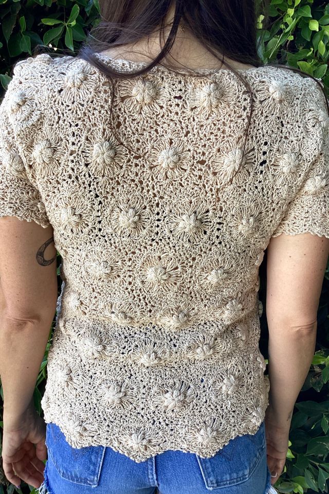 Vintage 1980s Crochet Top Selected by Cherry #2