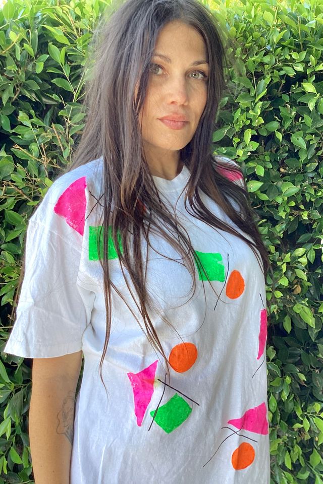 Vintage 1990s Handmade Neon Tee Selected by Cherry #1