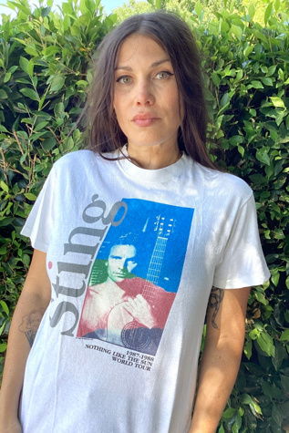 Vintage Late 1980s Sting Tour Tee Selected by Cherry