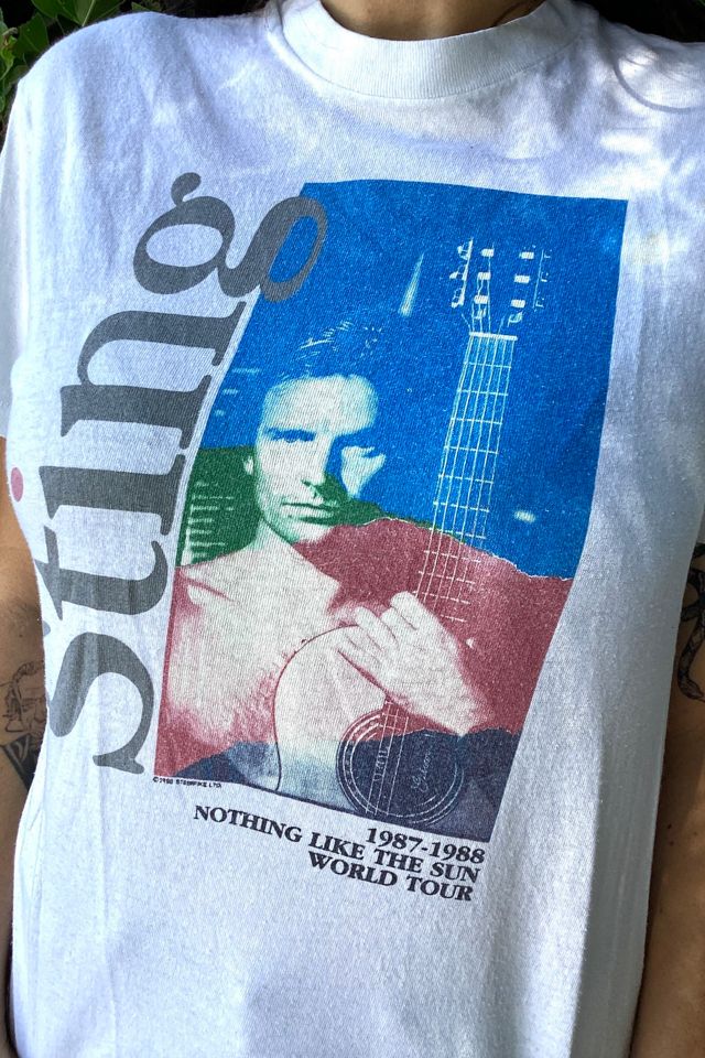 Vintage Late 1980s Sting Tour Tee Selected by Cherry #1