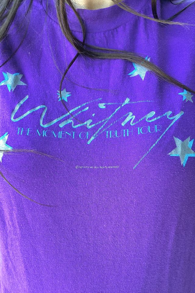 Vintage 1987 Whitney Houston Tour Tee Selected by Cherry #1