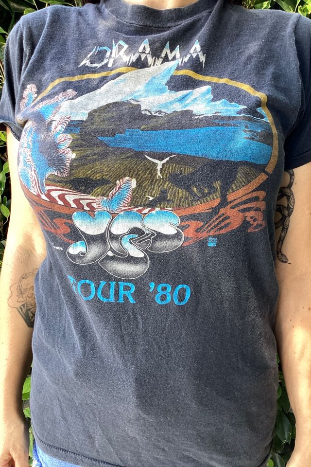 Vintage 1980 YES Tour Tee Selected by Cherry #1