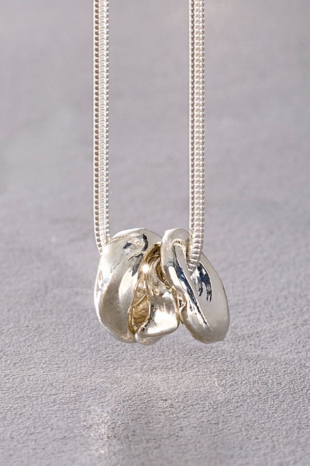 P.NINA No. 17/7 Planetary Spiral shell Necklace