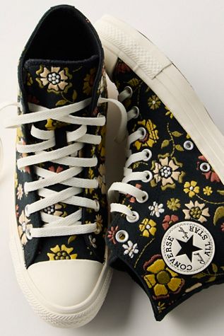 Baskets montantes Chuck Taylor All Star à motif floral estival