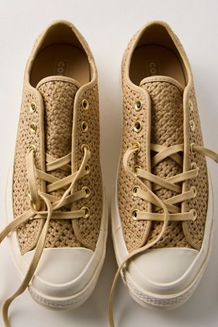 Baskets basses Converse Chuck 70 en cuir tressé