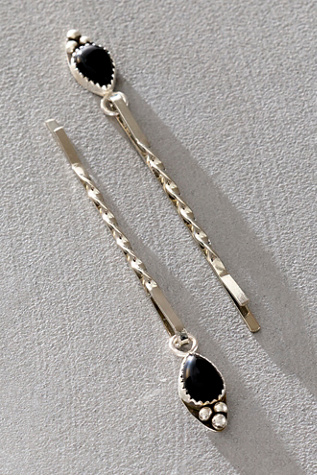 Laura Mar Magic Hair Pins at Free People in Onyx