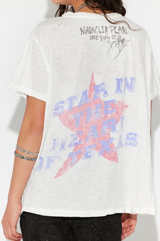 Magnolia Pearl Willie Nelson Blue Star Tee #1