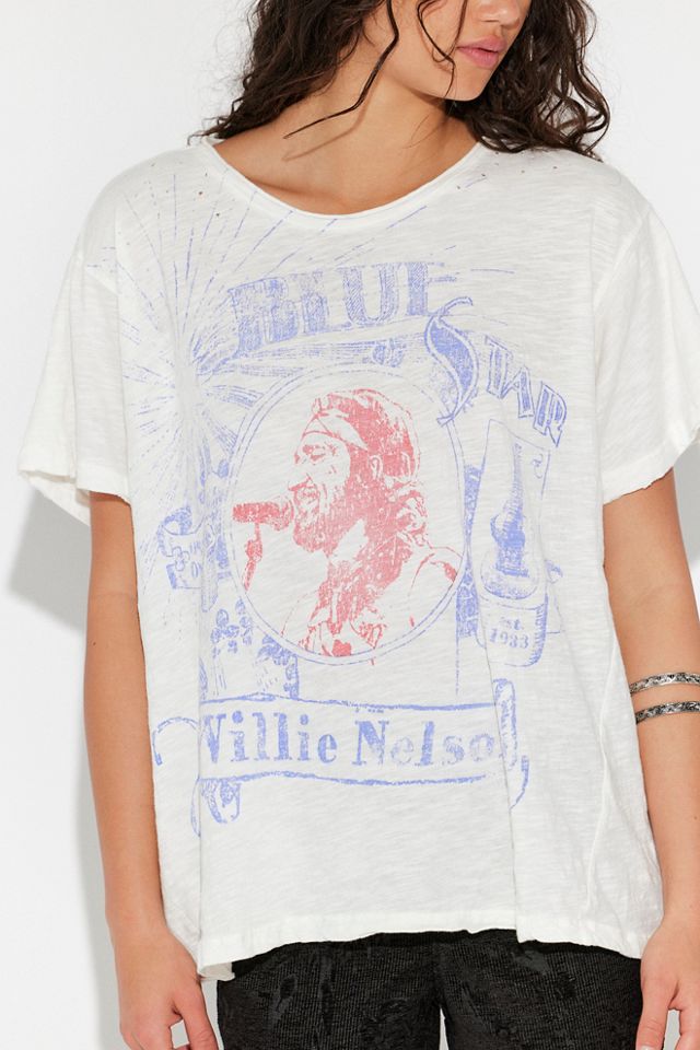 Magnolia Pearl Willie Nelson Blue Star Tee #3