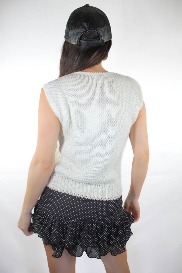 Vintage Teddy Bear Cheeky Knit Sweater Tank Selected By Moons + Junes Vintage #3
