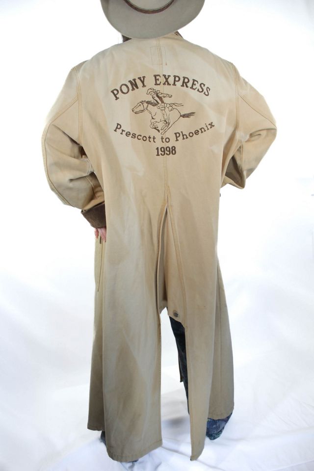 Vintage Arizona Pony Express Western Duster Trench Jacket Selected By Moons + Junes Vintage #3