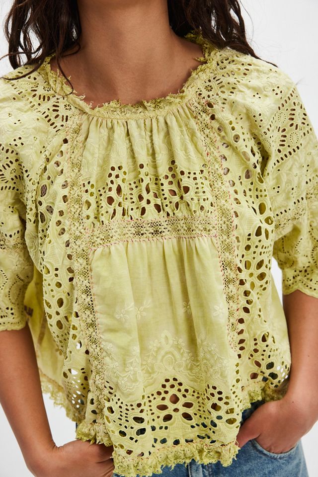 Magnolia Pearl Eyelet Gabriella Blouse #2