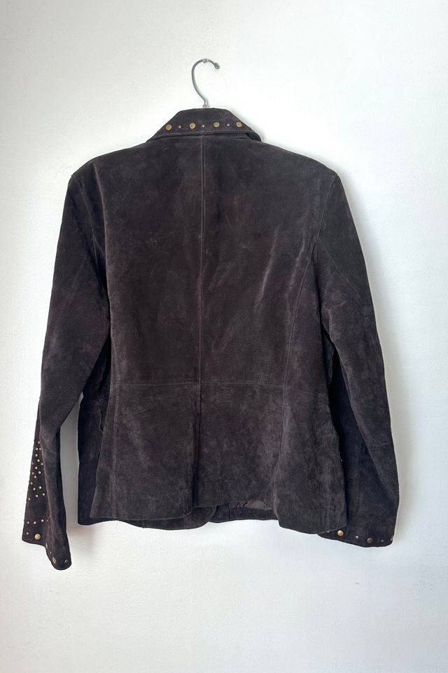Vintage Y2K Studded Suede Jacket Selected by Grievous Angle Vintage #3